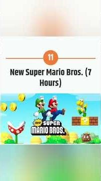 Longest Mario platformer games