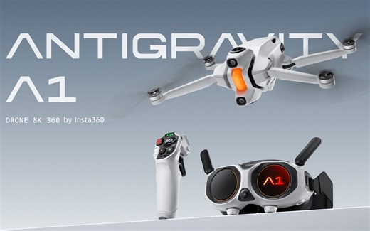 Insta360 revoluciona com drone Antigravity A1 gravando em 360º
