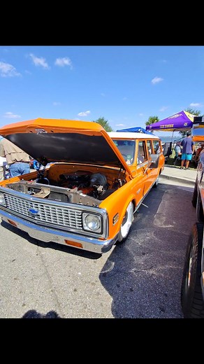 1972 Chevy Suburban Three Door At Cruisin’ The Coast - Bay St. Louis Car Show #sickslammedtrucks #fblifestyle #raybanmeta | SICK Slammed Trucks