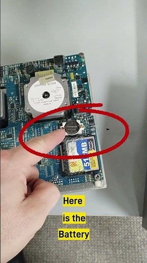 Videojet 6420 Dataflex Backup Battery Warning #videojet #printermaintenance #tto #flexiblepackaging