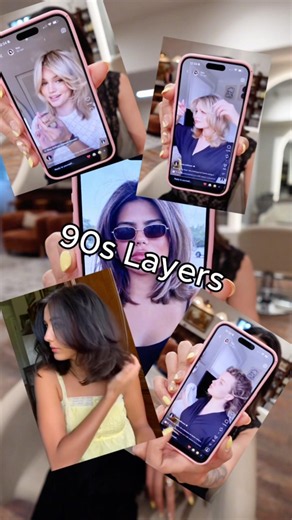 Bye Blunt Bob. Bye 👋 Hello 90s Layers!