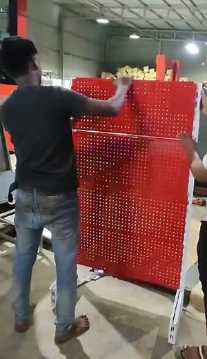 Hooks Display Rack Assembly | Supermarket Peg Hook Rack Setup Guide #business #shorts #trending