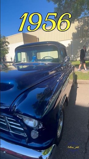 1956 Chevy 3100 shows what real trucks looked like #OldSchool #VintageVehicle #Automotive