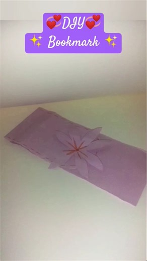 DIY paper bookmark ideas 💮#diybookmark #paperbookmark #easypapercraft #viral #craftideas