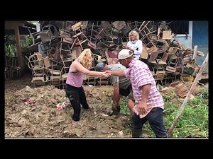 Girls playing stuck in the mud - Part 4