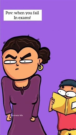 when you fail in your exams😭#animation #animatormix #shorts #viral #trending #exam #fail #school