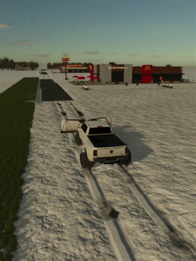 Plowing At Burger King