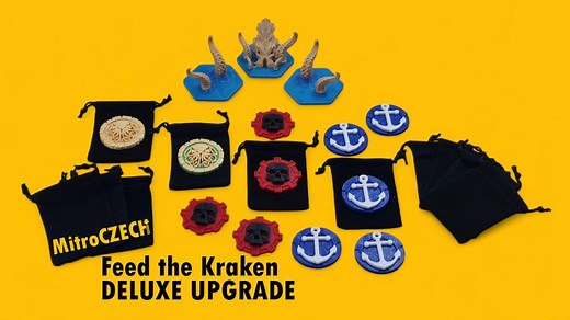 Feed the Kraken - Deluxe Upgrade - 3D Printed Parts for Your Board Game - Etsy