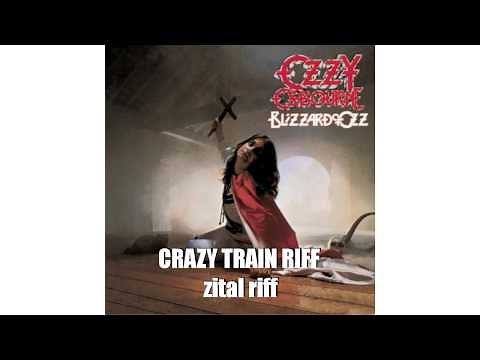 Ozzy Osbourne - Crazy train - intro + riff loop