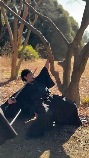 Shocking 1v2 battle #swordfighting #samurai #japaneseculture