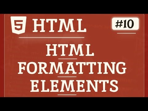 Learn HTML In Af-Somali 2023 #10 || HTML FORMATTING ELEMENTS #html5 #ac_coder