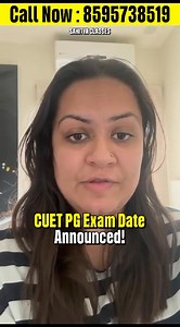 🚨 CUET PG Exam Date Announced! 🚨 Get ready, aspirants! The official exam date for CUET PG has been released! ✨ It’s time to gear up and start your final prep. 💯 Stay focused, stay positive, and make every moment count. Your dream is within reach! 🔥💪 📞 Contact us today: 91 8587035827 / 91 8595738519 📲 Download the Sahitya Classes App now and Kickstart your journey to success! ➡️ Android: https://bit.ly/4e82Eha ➡️ iOS: https://bit.ly/4d6IHGK 📱 WhatsApp: https://wa.link/p9juxw 🌐 Visit: www