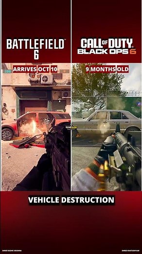 BATTLEFIELD 6 VS CALL OF DUTY BLACK OPS 6 | VEHICLE DESTRUCTION COMPARISON