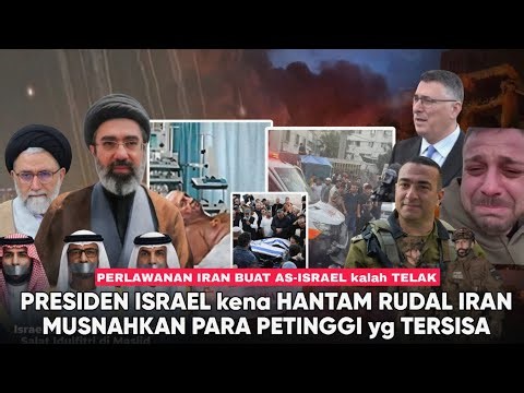 Israeli President Hit by Iranian Missile! US-Israel Surrender? IRAN: No Mercy