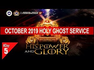 RCCG October 2019 HOLY GHOST SERVICE