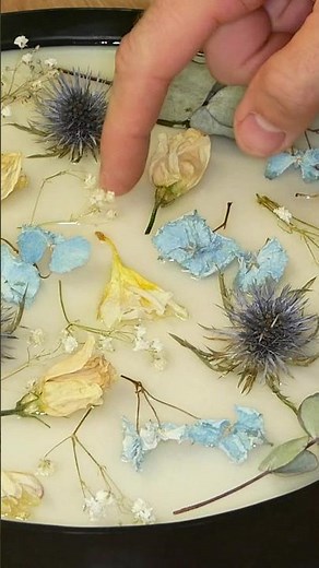 I Made a Flower Table with Epoxy Resin | Preserved Flowers in Resin Art