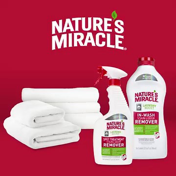 Do you have company coming to visit for the holidays? Use Nature's Miracle® In-Wash Stain & Odor Remover to get your guest towels and sheets fresh and clean. | Nature's Miracle