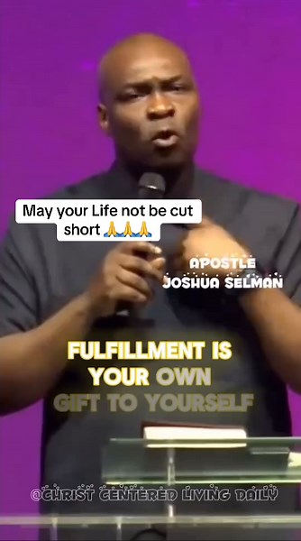 MAY YOUR LIFE NOT BE CUT SHORT 🙏🙏🙏 #God #jesus #faith #ApostleJoshuaSelman #yahweh #inthenameofjesus #jesusislord #thankyoujesus #christiantiktok #praytogod #godsblessing #praisegod #christian #amen #peace #bibleverse #bestrong #prophecy @Christ centered living daily