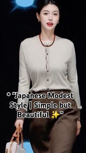 **Elegant & Modest Japanese Women’s Fashion | Stylish Outfit Ideas by FitChicWorld**