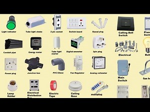 Electrical accessories name list | Electrical accessories for house wiring