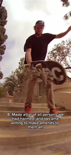 12 trick on 12 stairs to the 12 steps of Alcoholics Anonymous #balboapark #skate #skateboarding
