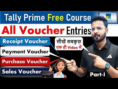 Tally All Voucher Entry | Purchase, Sales, Payment, Receipt | Tally Prime