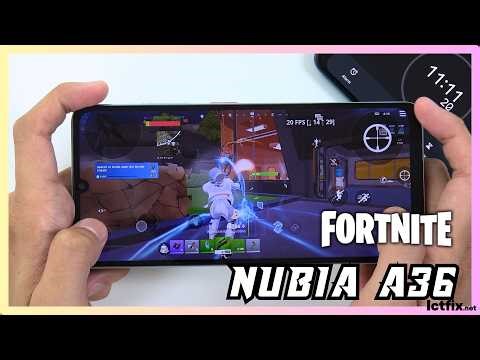 Nubia A36 Fortnite Gaming Test | Unisoc T606, 90Hz Display FPS Test