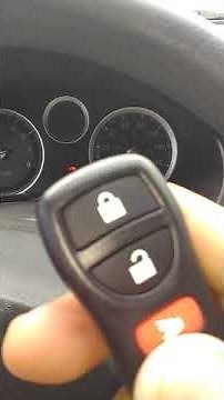 How program Remote control on Sentra 2010