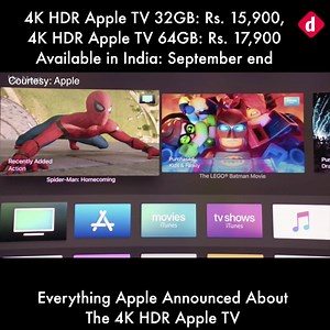 Everything Apple announced about Apple TV 4K with HDR | Digit