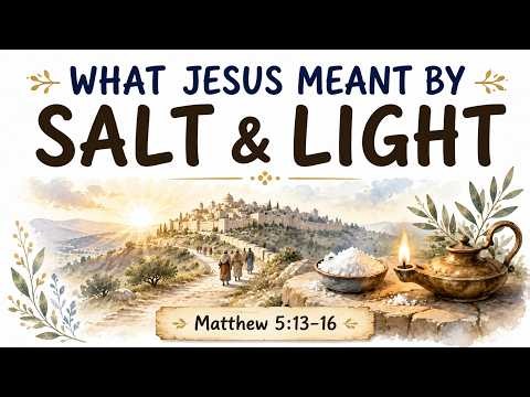 What Jesus Really Meant by Salt and Light | Matthew 5:13–16 Explained