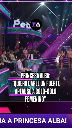 𝙏𝙊𝘿𝙊 𝘼𝙇𝘽𝘼𝙎 🏃‍♀️🏁 | 𝐔𝐍 𝐓𝐑𝐄𝐌𝐄𝐍𝐃𝐎 𝐒𝐀𝐋𝐔𝐃𝐎 🤍🤟🏻 La reconocida cantante Princesa Alba aprovechó su espacio en Fiebre de Baile para hacerle llegar sus felicitaciones... | Instagram