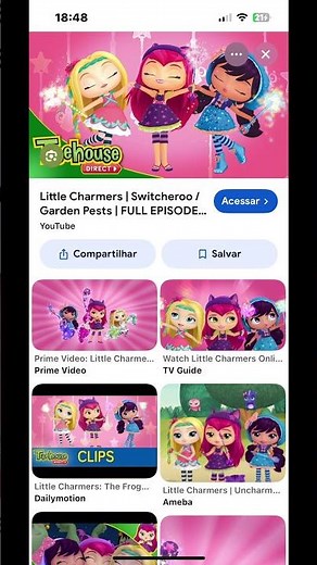 A troca animais de estimação dourados episódio completo Little Charmers