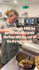 I changed this one thing about how I mix my cookie dough and it made more of a difference than any ingredient swap I’ve ever tried. Mix-ins go in with the flour. Not at the end. My cookies are the most consistent they’ve ever been and I’m obsessed!