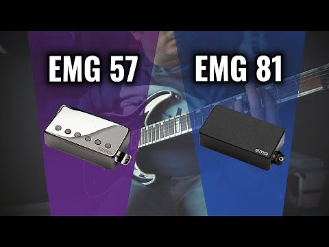 EMG 57 battles EMG 81 \\\\ Comparison of EMG active guitar pickups (METAL)