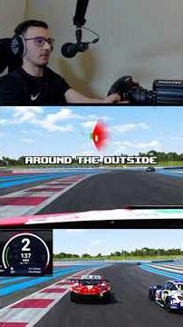 Le Mans Ultimate textbook overtake at Paul Ricard #lemansultimate #simracing #racinggames