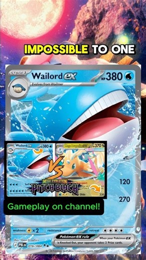 Updated Wailord ex Decklist | Pitch Black | Pokemon TCG