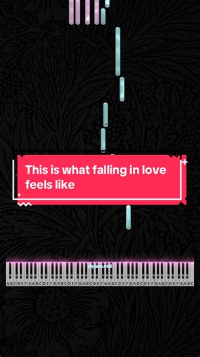 This is what falling in love feels like | tutorial | like/follow-more| #pianotok #pianotutorials #pianocovers