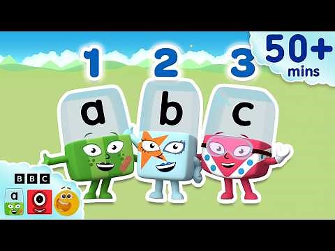 How Many Letters are There? | Learn to Read and Write Compilation | ABCDE | Alphablocks