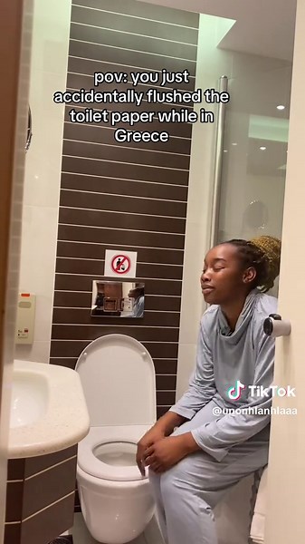 Accidental Toilet Paper Flush in Greece: What to Do