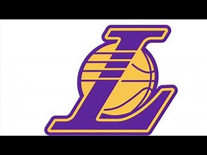 How to draw the los Lakers logo