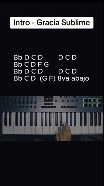 Intro - Gracia Sublime #tutorial #piano #video #juliomelgar #acordes #facil #music #teclado #cover #instrumental #adoracion #worshipmusic #graciasublime