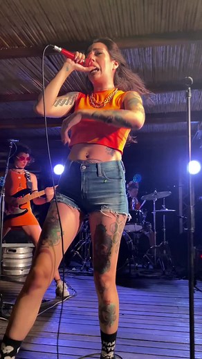 Bambole di Pezza live in Sardegna performing ‘La Mantide’ . #rock #punk #rockband #livemusic #rocklive #musicarock #punkrock #femaleband #rockstyle #rockattitude #punkstyle #rockgirl #musicalive #concerto #concertorock #rockgirls