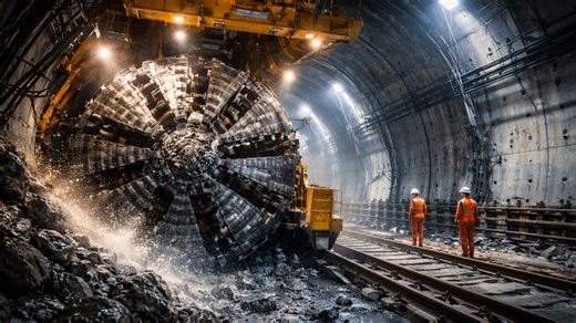 Inside China’s undersea bullet train tunnel, how high-speed rail is being built beneath the ocean