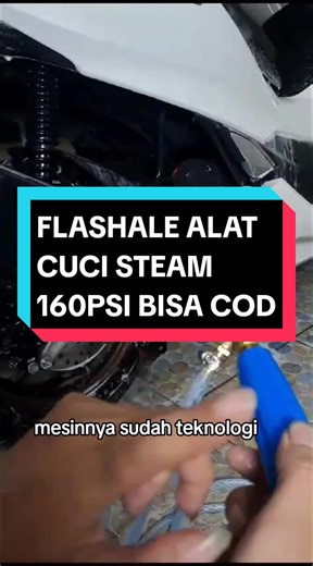 Alat cuci steam motor 160psi mesin technology jepang sudah otomatis on of #jetsteam #alatcucimotor #alatcucisteam #COD #fypシ #fypシ゚viral