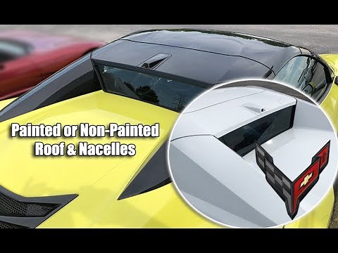 C8 CORVETTE HARDTOP CONVERTIBLE PAINTED or NON PAINTED ROOF & NACELLES
