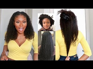 How I Grew My Kinky 4c Hair To Waist / Tailbone & My Long Healthy Hair Routine