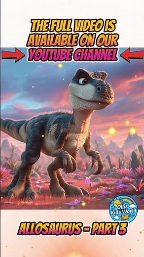 🦖 Allosaurus – The Fearsome Hunter of the Jurassic Era! 😱 | Dino Facts for Kids #Shorts - Part 3