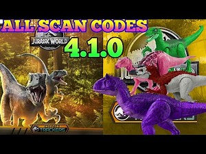 Jurassic World DINOTRACKERS 2023 Facts App Scan Codes All Dinosaurs Iguanodon Carnotaurus
