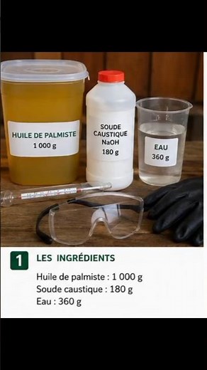 Fabriquer du savon avec 1 kg d'huile de palmiste | Recette simple et rentable 🧼
