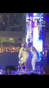 Legend AWILO LONGOMBA performing your favourite songs on stage with Fally in a stadium. | BJB FILMS